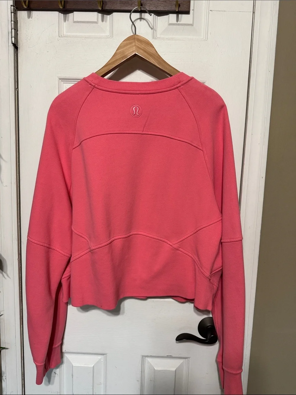 lululemon athletica Pink Coral Pullover Crewneck Sweatshirt - Picture 6 of 7